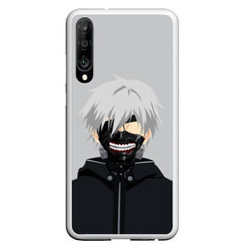 Чехол для Honor P30 с принтом Kaneki Ken в Петрозаводске, Силикон | Область печати: задняя сторона чехла, без боковых панелей | ghoul | kaneki | ken | tokyo | гуль | канеки | кен | токийский