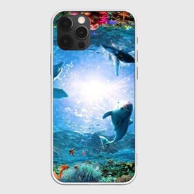 Чехол для iPhone 12 Pro Max с принтом Дельфины в Петрозаводске, Силикон |  | fish | аква | аквариум | вода | кораллы | море | океан | ракушки | рыбки | рыбы