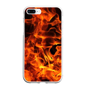 Чехол для iPhone 7Plus/8 Plus матовый с принтом огонь в Петрозаводске, Силикон | Область печати: задняя сторона чехла, без боковых панелей | Тематика изображения на принте: fire | flame | in fire | smoke | в огне | дым | огненный | огонь | текстуры