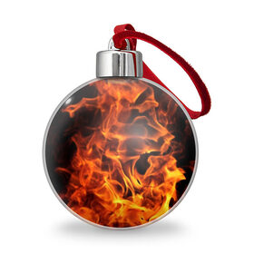 Ёлочный шар с принтом огонь в Петрозаводске, Пластик | Диаметр: 77 мм | fire | flame | in fire | smoke | в огне | дым | огненный | огонь | текстуры