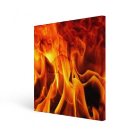 Холст квадратный с принтом Огонь и дым в Петрозаводске, 100% ПВХ |  | fire | flame | in fire | smoke | в огне | дым | огненный | огонь | текстуры
