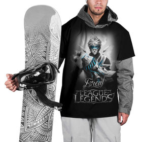 Накидка на куртку 3D с принтом League of Legends, Ezreal в Петрозаводске, 100% полиэстер |  | Тематика изображения на принте: ezreal | league of legends | lol | игры | киберспорт | компьютерные игры | лига легенд | эзреаль