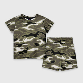 Детский костюм с шортами 3D с принтом Камуфляж в Петрозаводске,  |  | abstraction | camouflage | disguise | fashion | geometric | military | texture | абстракция | военная | геометрическая | камуфляж | маскировка | мода | текстура