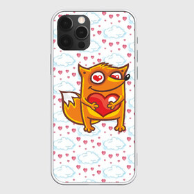 Чехол для iPhone 12 Pro Max с принтом Влюбленная лисичка в Петрозаводске, Силикон |  | Тематика изображения на принте: fox | foxed | арт | лис | лиса | лисенок | лисичка | пушистик | рыжая | рыжмй хвост