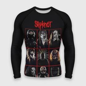 Мужской рашгард 3D с принтом Slipknot Alltogether в Петрозаводске,  |  | band | group | metal | rock | slipknot | группа | метал | рок | слипнот