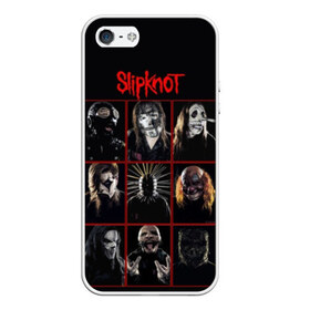 Чехол для iPhone 5/5S матовый с принтом Slipknot-Alltogether в Петрозаводске, Силикон | Область печати: задняя сторона чехла, без боковых панелей | band | group | metal | rock | slipknot | группа | метал | рок | слипнот