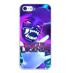 Чехол для iPhone 5/5S матовый с принтом League of Legends в Петрозаводске, Силикон | Область печати: задняя сторона чехла, без боковых панелей | kda | lol | rise | rus | skins | варвик | варус | воин | легенд | лига | лол | маг | стрелок | танк | чемпион