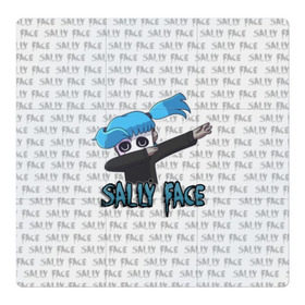 Магнитный плакат 3Х3 с принтом Sally Face в Петрозаводске, Полимерный материал с магнитным слоем | 9 деталей размером 9*9 см | sally face | игра | компьютерная игра | лицо | маска | протез | сали фейс | салли фейс | школа | шрамы