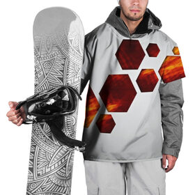 Накидка на куртку 3D с принтом абстрактные соты в Петрозаводске, 100% полиэстер |  | abstraction | geometry | hexagon | techno | абстракция | броня | геометрия | краски | неон | неоновый | сетка | соты | стальная броня | текстура | шестигранники