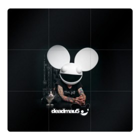 Магнитный плакат 3Х3 с принтом Deadmau5 в Петрозаводске, Полимерный материал с магнитным слоем | 9 деталей размером 9*9 см | dead | deadmau5 | dj | electro | house | joel | mouse | progressive | thomas | zimmerman | дедмаус | джоэль | диджей | мёртвая | мышь | прогрессив | томас | хаус | циммерман | электро