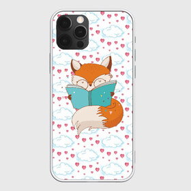Чехол для iPhone 12 Pro Max с принтом Лиса с книжкой в Петрозаводске, Силикон |  | Тематика изображения на принте: fox | foxed | арт | лис | лиса | лисенок | лисичка | пушистик | рыжая | рыжмй хвост