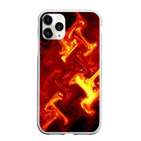 Чехол для iPhone 11 Pro Max матовый с принтом Огненная лава в Петрозаводске, Силикон |  | Тематика изображения на принте: fire | flame | in fire | smoke | в огне | дым | огненный | огонь | текстуры