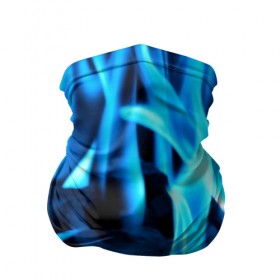 Бандана-труба 3D с принтом Синий огонь в Петрозаводске, 100% полиэстер, ткань с особыми свойствами — Activecool | плотность 150‒180 г/м2; хорошо тянется, но сохраняет форму | fire | flame | in fire | smoke | в огне | дым | огненный | огонь | текстуры