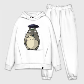 Мужской костюм хлопок OVERSIZE с принтом Totoro в Петрозаводске,  |  | totoro | аниме | для детей | животное | лес | мой сосед тоторо | мультфильм | тоторо