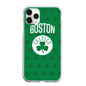 Чехол для iPhone 11 Pro матовый с принтом Boston Celtics в Петрозаводске, Силикон |  | boston | boston celtics | celtics | бостон | бостон селтикс