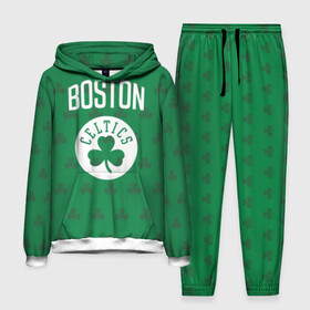 Мужской костюм 3D (с толстовкой) с принтом Boston Celtics в Петрозаводске,  |  | Тематика изображения на принте: boston | boston celtics | celtics | бостон | бостон селтикс