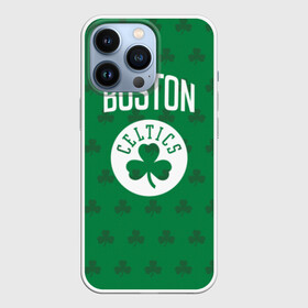 Чехол для iPhone 13 Pro с принтом Boston Celtics в Петрозаводске,  |  | Тематика изображения на принте: boston | boston celtics | celtics | бостон | бостон селтикс
