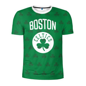 Мужская футболка 3D спортивная с принтом Boston Celtics в Петрозаводске, 100% полиэстер с улучшенными характеристиками | приталенный силуэт, круглая горловина, широкие плечи, сужается к линии бедра | boston | boston celtics | celtics | бостон | бостон селтикс