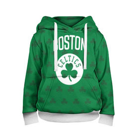 Детская толстовка 3D с принтом Boston Celtics в Петрозаводске, 100% полиэстер | двухслойный капюшон со шнурком для регулировки, мягкие манжеты на рукавах и по низу толстовки, спереди карман-кенгуру с мягким внутренним слоем | boston | boston celtics | celtics | бостон | бостон селтикс