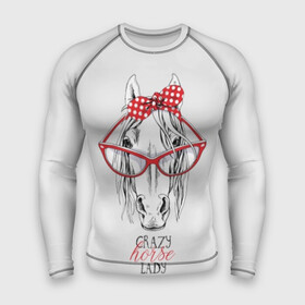 Мужской рашгард 3D с принтом Crazy horse lady в Петрозаводске,  |  | animal | blonde | bow | crazy | cute | head | horse | lady | look | polka | portrait | red | white | бант | белая | белый | блондинка | взгляд | голова | горошек | животное | красный | леди | лошадь | милый | очки | портрет | сумасшедшая