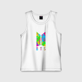 Детская майка хлопок с принтом BTS JUNG KOOK в Петрозаводске,  |  | bangtan boys | bt21 | bts | bts army | bts stickers | j hope | jimin | jin | jungkook | k pop | rap monster | rapmon | suga | v | бтс | корея | стикеры bts