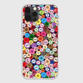 Чехол для iPhone 12 Pro Max с принтом Пуговицы в Петрозаводске, Силикон |  | beautiful | buttons | different | holes | many | multi colored | round | scattering | дырки | красивые | круглые | много | пуговицы | разноцветные | разные | россыпь