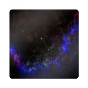Магнит виниловый Квадрат с принтом Космическое сияние в Петрозаводске, полимерный материал с магнитным слоем | размер 9*9 см, закругленные углы | galaxy | nebula | space | star | абстракция | вселенная | галактика | звезда | звезды | космический | планеты
