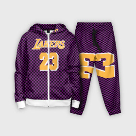 Детский костюм 3D с принтом Lebron James в Петрозаводске,  |  | jersey | king james | lakers | lebron | lebron james | los angeles lakers | джерси | леброн | леброн джеймс