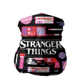 Бандана-труба 3D с принтом STRANGER THINGS STARTER PACK в Петрозаводске, 100% полиэстер, ткань с особыми свойствами — Activecool | плотность 150‒180 г/м2; хорошо тянется, но сохраняет форму | Тематика изображения на принте: 11 | eleven | logo | netflix | pack | starter | stranger | things | дела | крайне | лого | логотип | одинадцать | одиннадцать | очень | пак | события | стартер | странные | стренджер