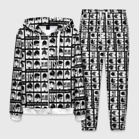 Мужской костюм 3D с принтом BTS Pop art в Петрозаводске, 100% полиэстер | Манжеты и пояс оформлены тканевой резинкой, двухслойный капюшон со шнурком для регулировки, карманы спереди | bangtan | boy | j hope | jimin | jin | jungkook | korea | luv | rm | suga | v | with | бтс | кей | поп