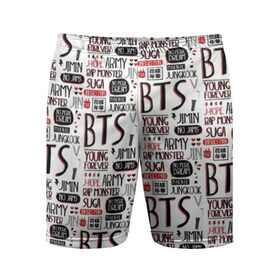 Мужские шорты 3D спортивные с принтом BTS Collage в Петрозаводске,  |  | bangtan | boy | j hope | jimin | jin | jungkook | korea | luv | rm | suga | v | with | бтс | кей | поп