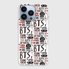 Чехол для iPhone 13 Pro с принтом BTS Collage в Петрозаводске,  |  | Тематика изображения на принте: bangtan | boy | j hope | jimin | jin | jungkook | korea | luv | rm | suga | v | with | бтс | кей | поп