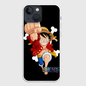 Чехол для iPhone 13 mini с принтом удар One Piece в Петрозаводске,  |  | monkey d. luffy | one piece | tony tony chopper | аниме | большой куш | ван пис | ванпис | манга | манки д. луффи | пираты | пираты соломенной шляпы | тони тони чоппер