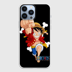 Чехол для iPhone 13 Pro Max с принтом удар One Piece в Петрозаводске,  |  | Тематика изображения на принте: monkey d. luffy | one piece | tony tony chopper | аниме | большой куш | ван пис | ванпис | манга | манки д. луффи | пираты | пираты соломенной шляпы | тони тони чоппер