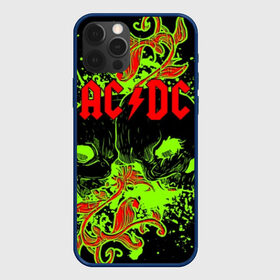 Чехол для iPhone 12 Pro с принтом AC/DC  в Петрозаводске, силикон | область печати: задняя сторона чехла, без боковых панелей | ac dc | acdc | back in black | columbia | epic | force | guitar | pop | rock | vevo | ангус | блюз | рок | хард | янг