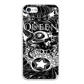 Чехол для iPhone 5/5S матовый с принтом Queen в Петрозаводске, Силикон | Область печати: задняя сторона чехла, без боковых панелей | bohemian | brian | freddie | john | mercury | must go on | queen | rhapsody | roger | taylor | the miracle | the show | роджер тейлор | фредди меркьюри