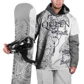 Накидка на куртку 3D с принтом Queen в Петрозаводске, 100% полиэстер |  | bohemian | brian | freddie | john | mercury | must go on | queen | rhapsody | roger | taylor | the miracle | the show | роджер тейлор | фредди меркьюри