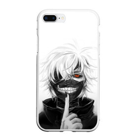 Чехол для iPhone 7Plus/8 Plus матовый с принтом Kaneki Ken в Петрозаводске, Силикон | Область печати: задняя сторона чехла, без боковых панелей | anteiku | ghoul | kaneki | ken | tokyo | антейку | гуль | канеки | кен | токийский