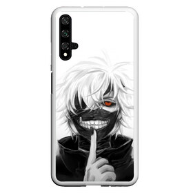 Чехол для Honor 20 с принтом Kaneki Ken в Петрозаводске, Силикон | Область печати: задняя сторона чехла, без боковых панелей | anteiku | ghoul | kaneki | ken | tokyo | антейку | гуль | канеки | кен | токийский