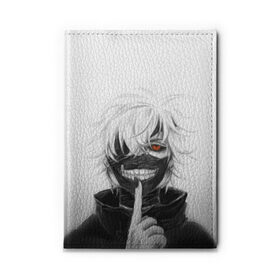 Обложка для автодокументов с принтом Kaneki Ken в Петрозаводске, натуральная кожа |  размер 19,9*13 см; внутри 4 больших “конверта” для документов и один маленький отдел — туда идеально встанут права | anteiku | ghoul | kaneki | ken | tokyo | антейку | гуль | канеки | кен | токийский