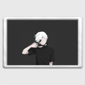 Магнит 45*70 с принтом Kaneki Ken в Петрозаводске, Пластик | Размер: 78*52 мм; Размер печати: 70*45 | anteiku | ghoul | kaneki | ken | tokyo | антейку | гуль | канеки | кен | токийский