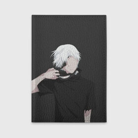 Обложка для автодокументов с принтом Kaneki Ken в Петрозаводске, натуральная кожа |  размер 19,9*13 см; внутри 4 больших “конверта” для документов и один маленький отдел — туда идеально встанут права | anteiku | ghoul | kaneki | ken | tokyo | антейку | гуль | канеки | кен | токийский