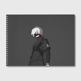 Альбом для рисования с принтом Kaneki Ken в Петрозаводске, 100% бумага
 | матовая бумага, плотность 200 мг. | anteiku | ghoul | kaneki | ken | tokyo | антейку | гуль | канеки | кен | токийский