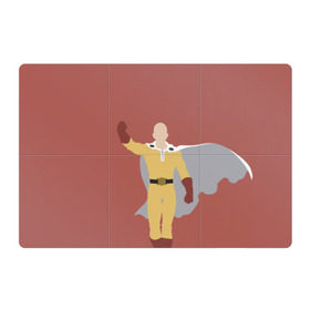 Магнитный плакат 3Х2 с принтом Saitama в Петрозаводске, Полимерный материал с магнитным слоем | 6 деталей размером 9*9 см | Тематика изображения на принте: hero | man | one | one punch | punch | punch man | saitama | super | superhero | ванпанчмен | герой | сайтама | супер | супергерой