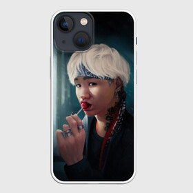 Чехол для iPhone 13 mini с принтом Suga в Петрозаводске,  |  | bts | jimin | jin | jungkook | k pop | kim taehyung | korean | suga | бтс | джонгук | ким сокчин | ким тэ хён | корейский поп | корея | мин юнги | пак | суга | чимин | чон