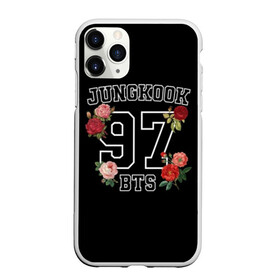 Чехол для iPhone 11 Pro матовый с принтом JUNGKOOK 97 BTS в Петрозаводске, Силикон |  | Тематика изображения на принте: bangtan | bighit | boy | fake love | j hope | jimin | jin | jungkook | korea | kpop | live | luv | mic drop | rm | suga | v | with | бтс | кей | поп