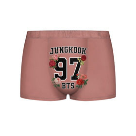 Мужские трусы 3D с принтом JUNGKOOK 97 BTS в Петрозаводске, 50% хлопок, 50% полиэстер | классическая посадка, на поясе мягкая тканевая резинка | bangtan | bighit | boy | fake love | j hope | jimin | jin | jungkook | korea | kpop | live | luv | mic drop | rm | suga | v | with | бтс | кей | поп