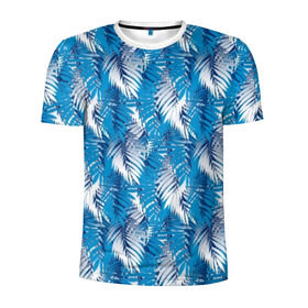Мужская футболка 3D спортивная с принтом Гавайская с листьями в Петрозаводске, 100% полиэстер с улучшенными характеристиками | приталенный силуэт, круглая горловина, широкие плечи, сужается к линии бедра | gta | san andreas | америка | гавайи | дискотека | для отдыха | для путешествий | курортная | маями | мексика | пальмовые листья | пати | пляжная вечеринка | пляжная одежда | с пальмами | сша