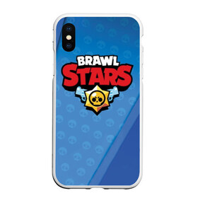 Чехол для iPhone XS Max матовый с принтом Brawl Stars в Петрозаводске, Силикон | Область печати: задняя сторона чехла, без боковых панелей | brawl stars | jessie | leon | spike | бравл старс | джесси | леон | спайк