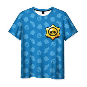 Мужская футболка 3D с принтом Brawl Star в Петрозаводске, 100% полиэфир | прямой крой, круглый вырез горловины, длина до линии бедер | brawl stars | jessie | leon | spike | бравл старс | джесси | леон | спайк